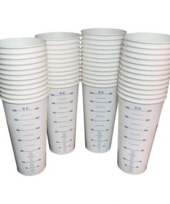 50 Mischbecher Messbecher Lackbecher mit Skala 600ml