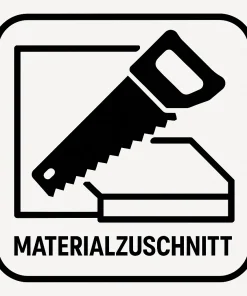 Zuschnitt, 90°